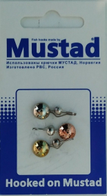 Набор мормышек с прижимом для мотыля тип- 6 (уп 3 шт) Набор мормышек с прижимом для мотыля тип- 6 (уп 3 шт)