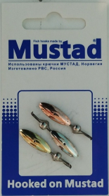 Набор мормышек с прижимом для мотыля тип- 7 (уп 3 шт) Набор мормышек с прижимом для мотыля тип- 7 (уп 3 шт)