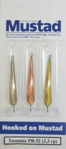 Набор блесен Хищник PR - 52-3,3 гр  (уп 3 шт/блистер)  Набор блесен Хищник PR - 52-3,3 гр  (уп 3 шт/блистер)