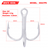 Крючок тройной Мустад серия 35647 N. №8 (упаковка 10 штук) Крючок тройной Мустад серия 35647 N. №8 (упаковка 10 штук)