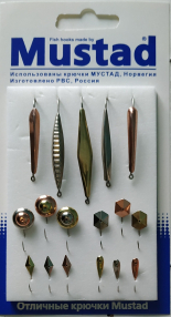 Набор мормышек и блесен "Рыбачок - 4" упаковка блистер Набор мормышек и блесен "Рыбачок - 4" упаковка блистер