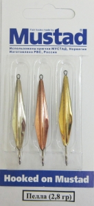 Набор блесен Пелла - 2,8 гр (уп 3 шт/блистер) Набор блесен Пелла - 2,8 гр (уп 3 шт/блистер)