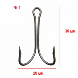Двойные рыболовные крючки VMC 9908 №1 (упаковка 10 штук) Двойные рыболовные крючки VMC 9908 №1 (упаковка 10 штук)