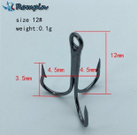 Крючок тройной ROMPIN 2020-BN. №12 (упаковка 10 штук) Крючок тройной ROMPIN 2020-BN. №12 (упаковка 10 штук)