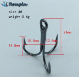 Крючок тройной ROMPIN 2020-BN. №4 (упаковка 10 штук) Крючок тройной ROMPIN 2020-BN. №4 (упаковка 10 штук)
